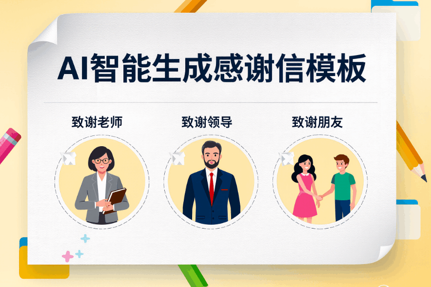 感謝信模板范文大全 - AI情感表達助手